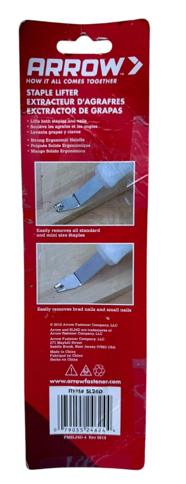 Arrow SL24D Staple & Nail Remover With Stainless Steel Lifter gallery
