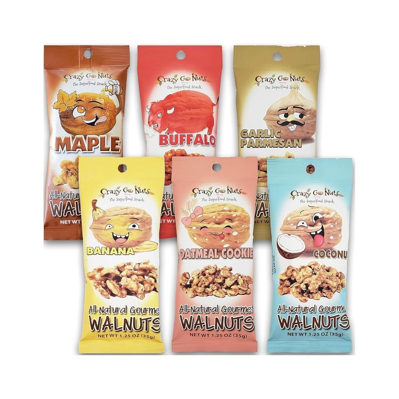 Crazy Go Nuts Walnuts Oatmeal Cookie 1.25 oz 6-Pack Healthy Snacks Vegan Gluten gallery