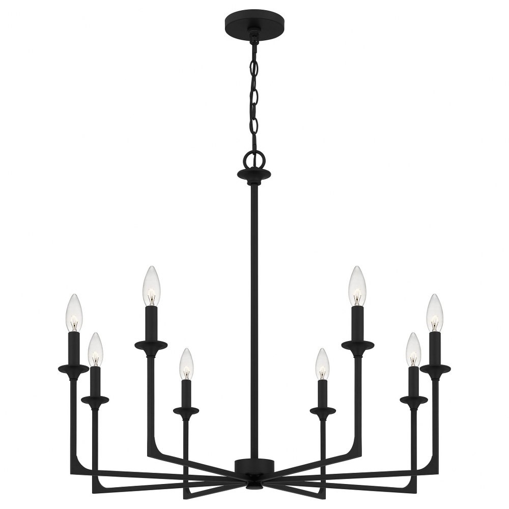 Prescott - 8 Light Chandelier In Transitional Style-28 Inches Tall and 32 Inches gallery