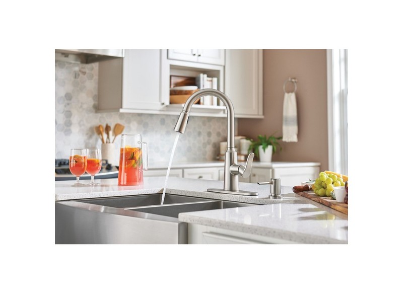 Edwyn Series Pull-Down Kitchen Faucet, 1.5 gpm, 1-Faucet Handle, 1, 4-Faucet Hol gallery