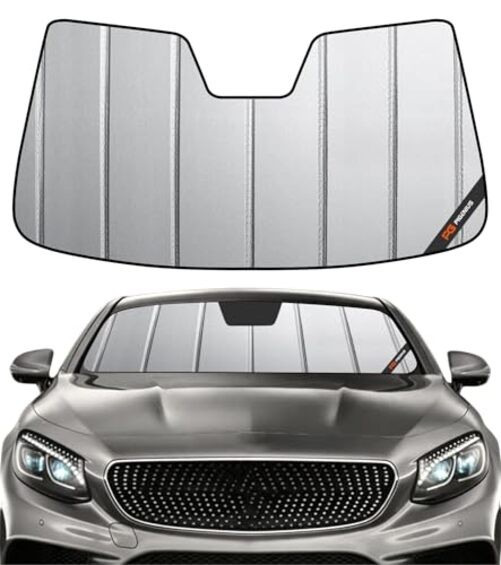 Windshield Sunshade for Mercedes-Benz S-Class 2015-2020 S-Class Coupe Gray gallery