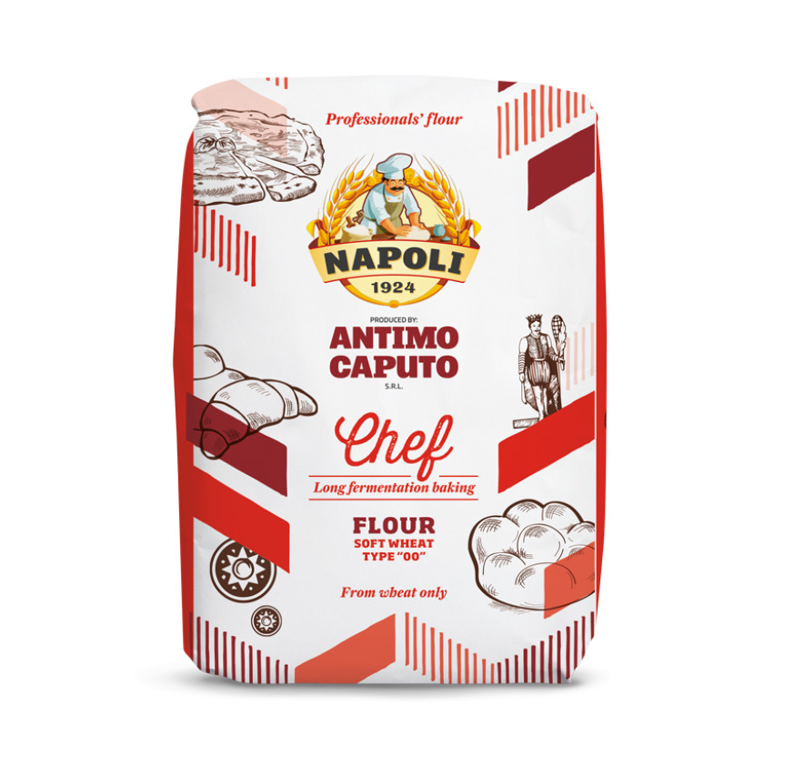 Caputo Italian "00" Soft Wheat Flour for pizza, bread, pasta 2.2lb (PACKS OF 5) gallery