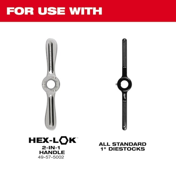 Milwaukee Tool 49-57-5362 Hex Threading Die, 1/2"-20, Unf gallery