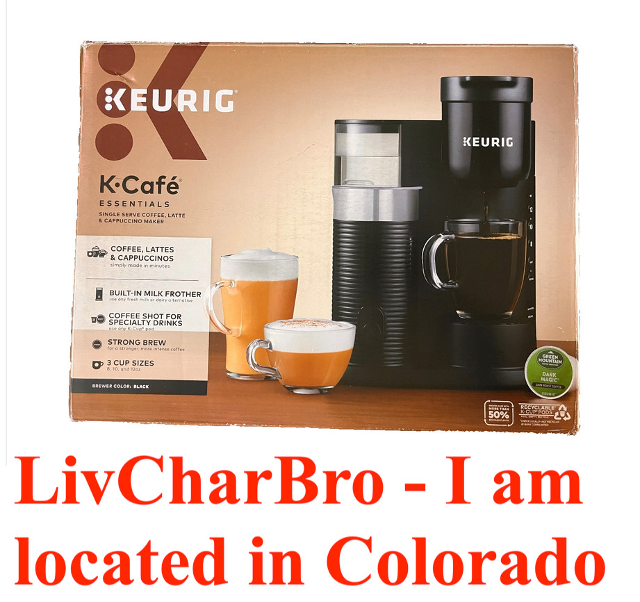 Keurig K Cafe Essentials Coffee Latte Cappuccino Maker Black gallery