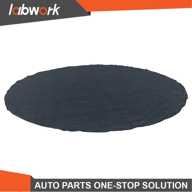 Labwork Round Pool Mats For Pool Bottom Double Density Puncture Resistant Black gallery