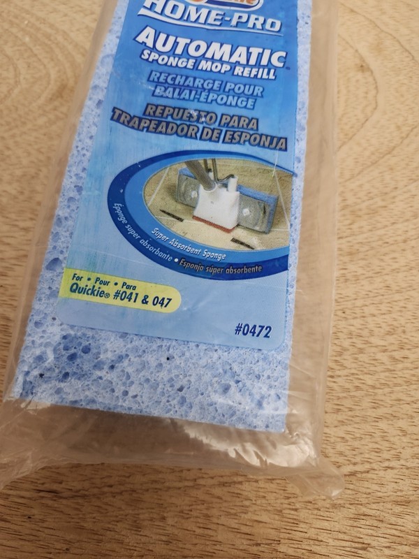 Quickie Sponge Mop #0472 Refill Replacement Blue NIP gallery