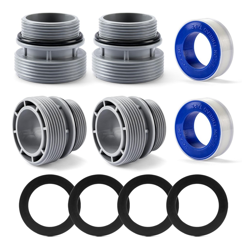 4 Pack - 4560 Pool Hose Conversion Adapters Kit for Intex Hayward Coleman Pool F