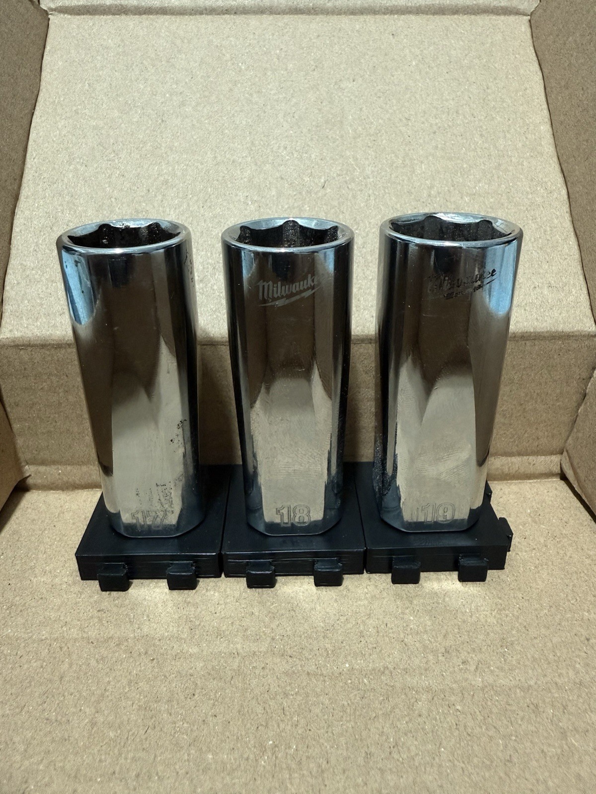14 piece Magnetic Socket Organizers Modular – 1/4", 3/8" or 1/2" gallery