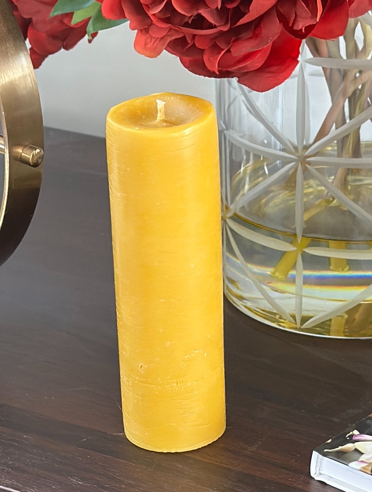 Handmade 100% Pure Beeswax Pillar Candles 100% Cotton Wick 2"x3" gallery