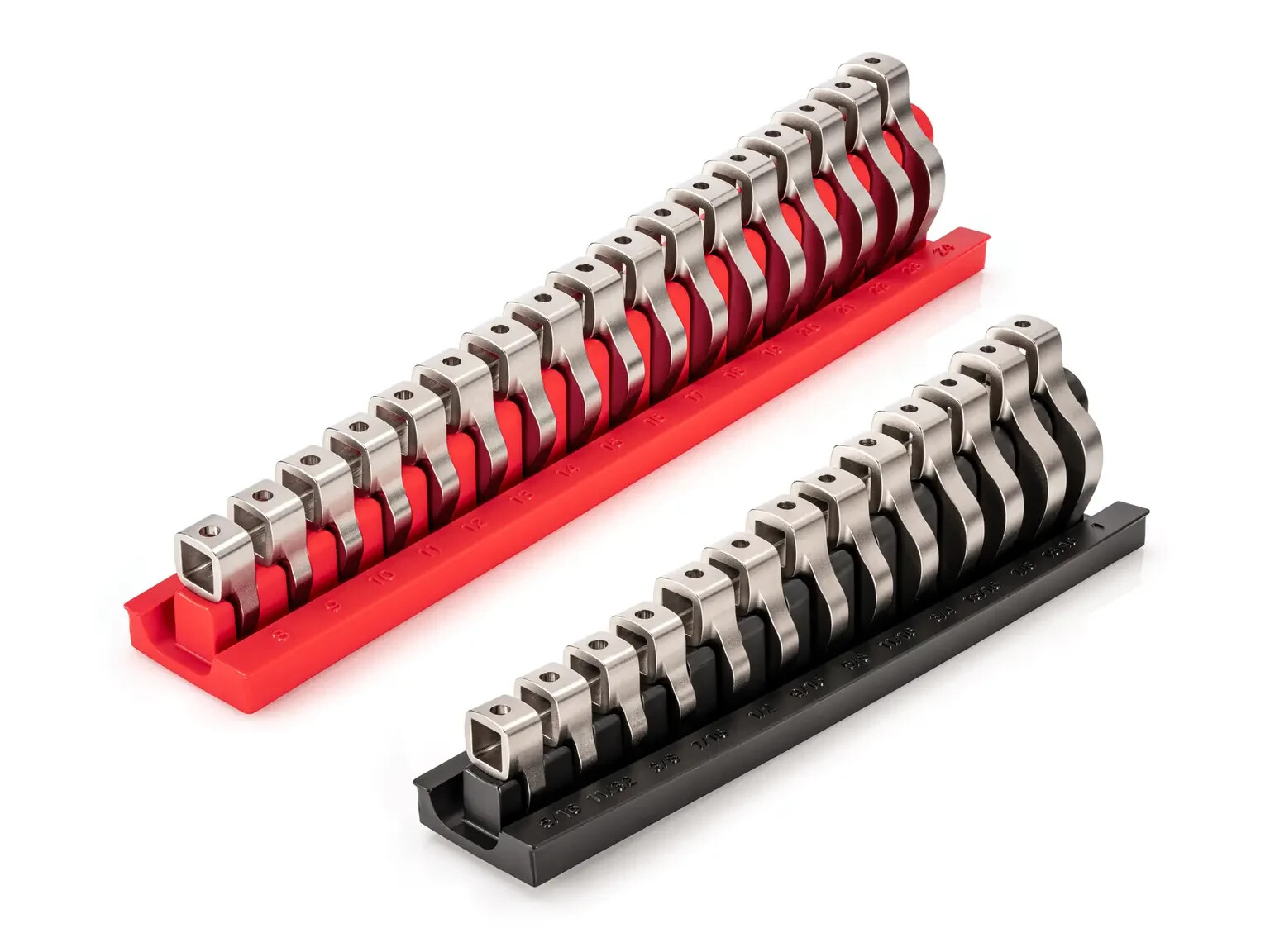 3/8 Inch Drive Crowfoot Wrench Set with Racks, 30-Piece 5/16-1 in., 8-24 mm. USA gallery