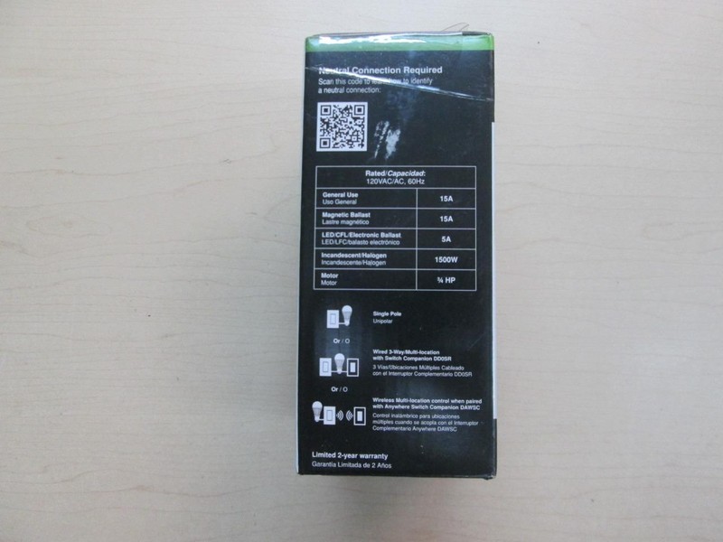 Leviton Decora Smart Wi‑Fi App-Controlled Wall Switch White D215S-1RW gallery