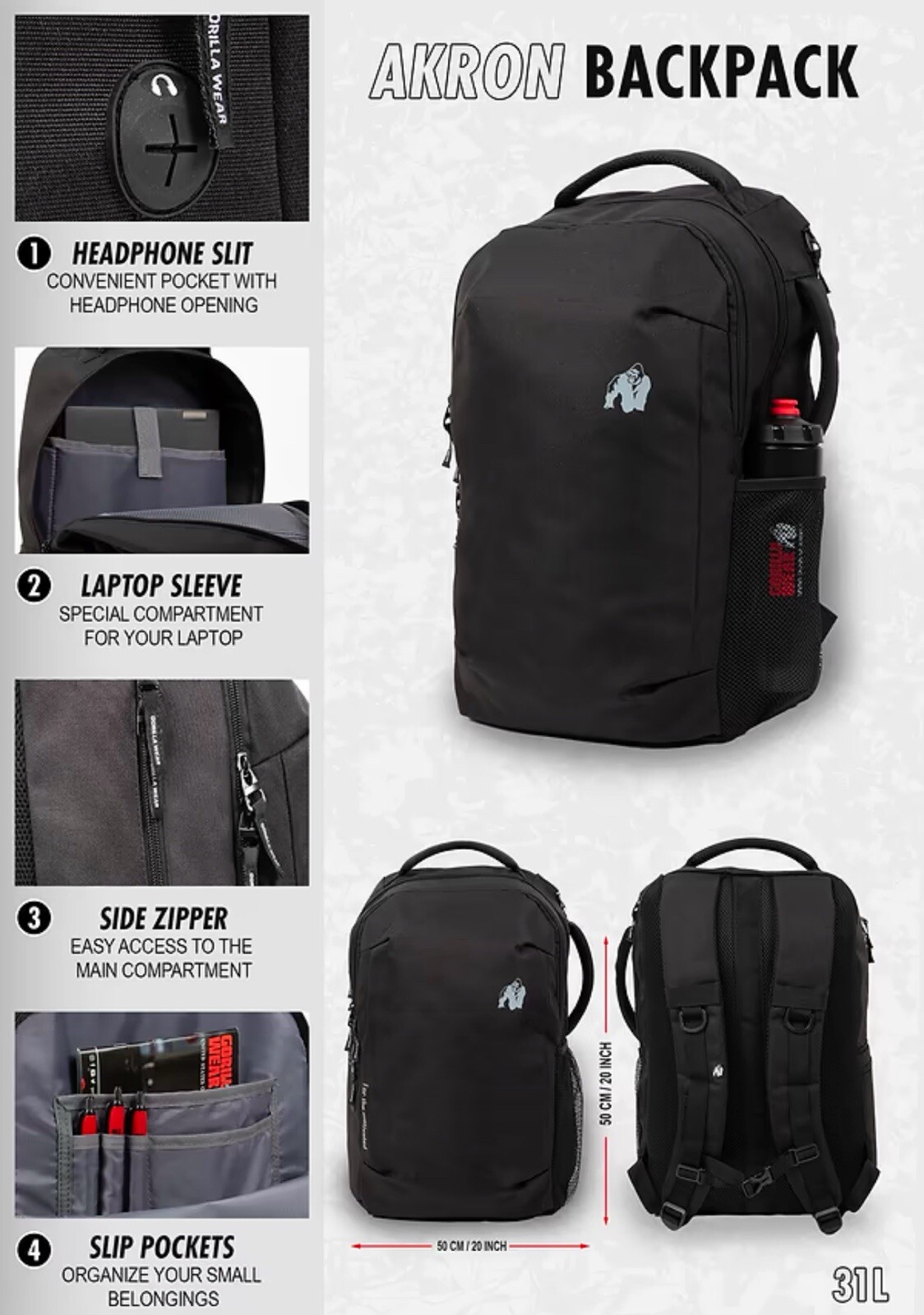 Gorilla Wear Back Pack