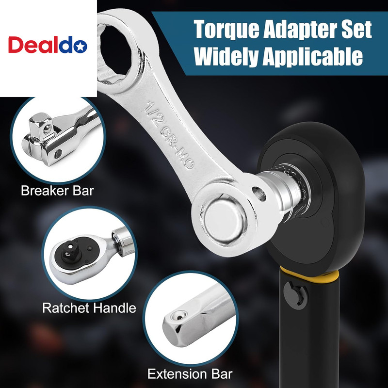 Torque Adapter Set SAE 12PCS, Includes 5/16", 3/8", 7/16", 1/2", 9/16", 5/8", 11 gallery