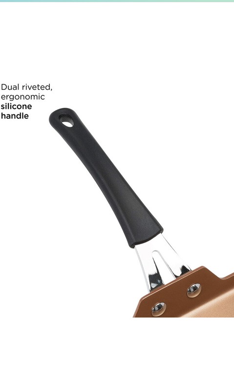 Ecolution Endure 11 Inch Nonstick Griddle | Induction Base | Oven Safe, Copper gallery