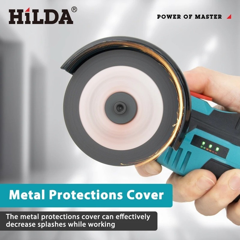 12V Cordless Mini Angle Grinder Brushless Cut Off Polish Grinding Tool USA Sell gallery