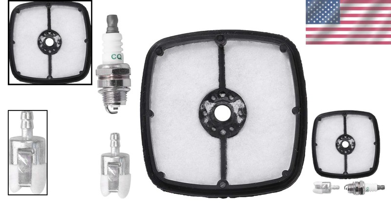 Echo SRM 225 Tune-Up Kit with Air Filter & Spark Plug - Vehicle-Specific Fit gallery