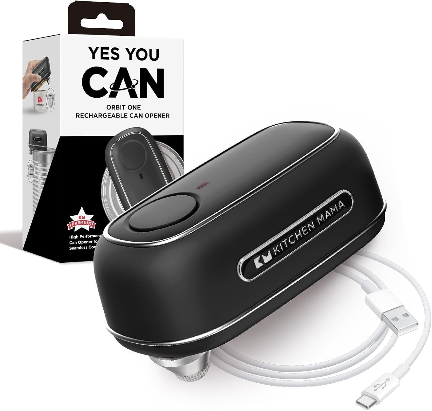 Kitchen Mama Orbit One Rechargeable Electric Can Opener gallery