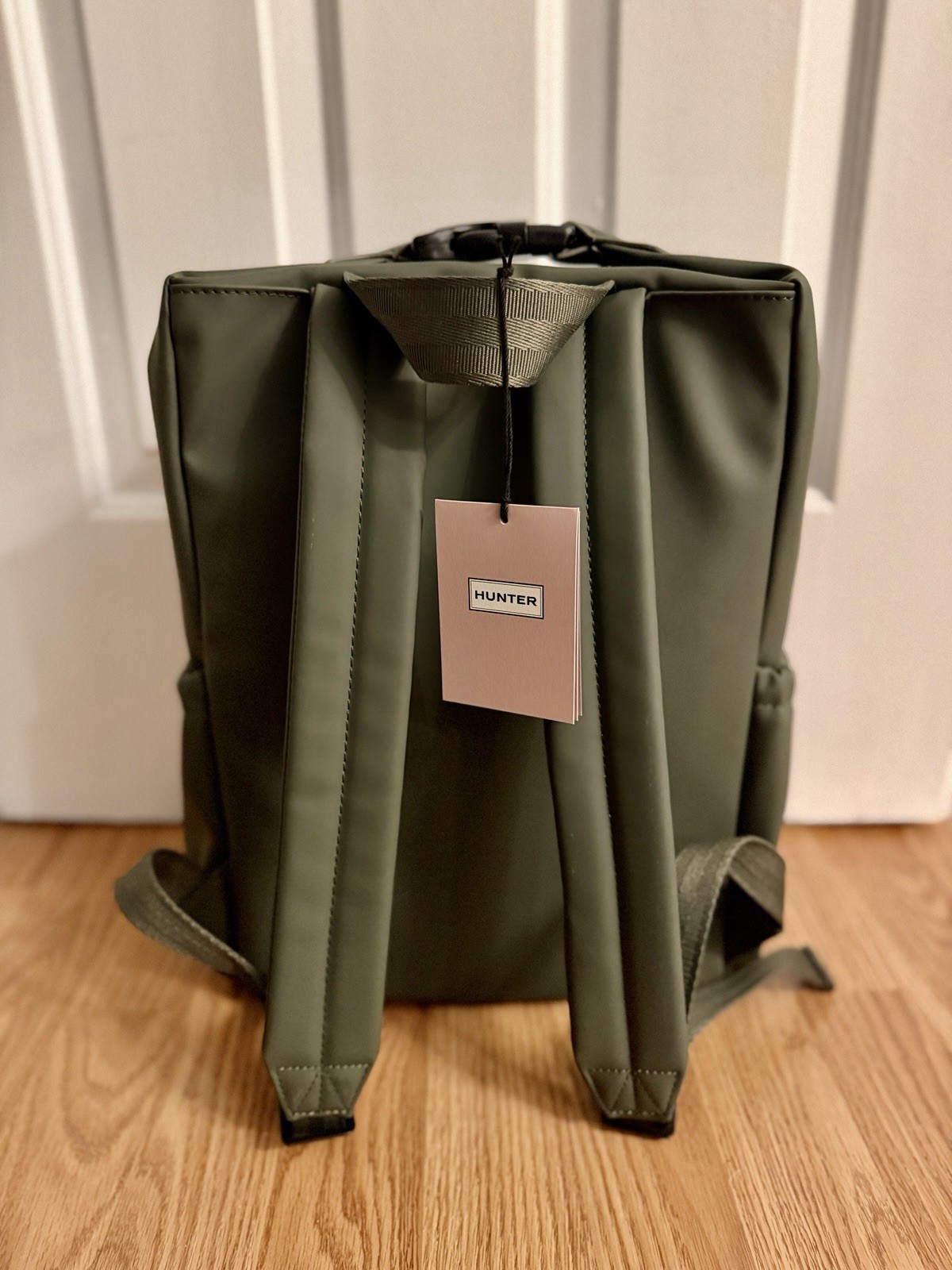 Hunter Top Clip Backpack Green With Tags 4
