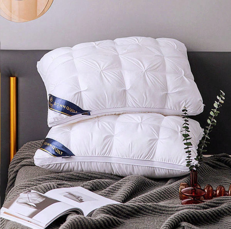 2pcs Queen Pillows – Soft Down Alternative Hotel-Style Bedding Set - NEW gallery