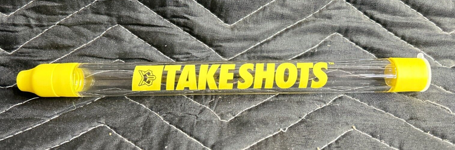 TakeShots Take V2 Shot Holder & Straw For Drinks Chasers On The Go Yellow gallery