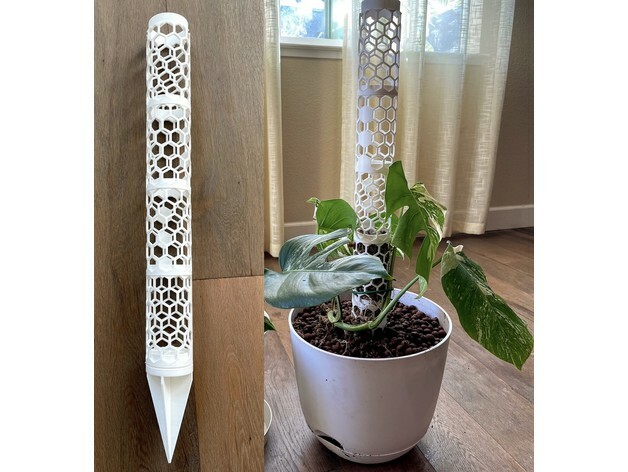 Stackable Vertical Moss Grow Pole Totem Aroids Indoor Climbing Plants Monstera gallery