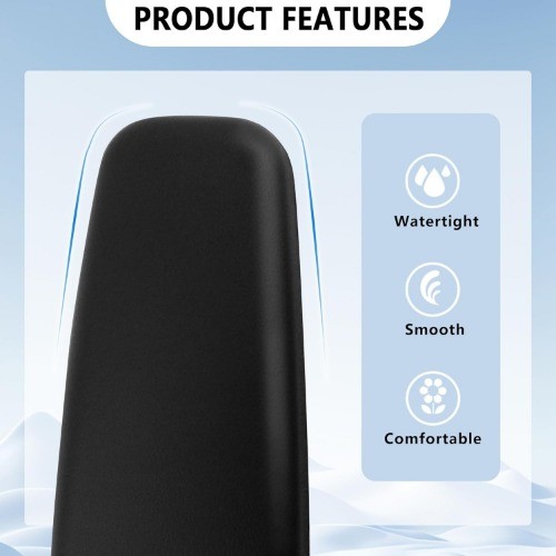 2PCS Car Arm Rest Cushion for Elbow, Soft Leather Car Door Armrest Pad with One- gallery