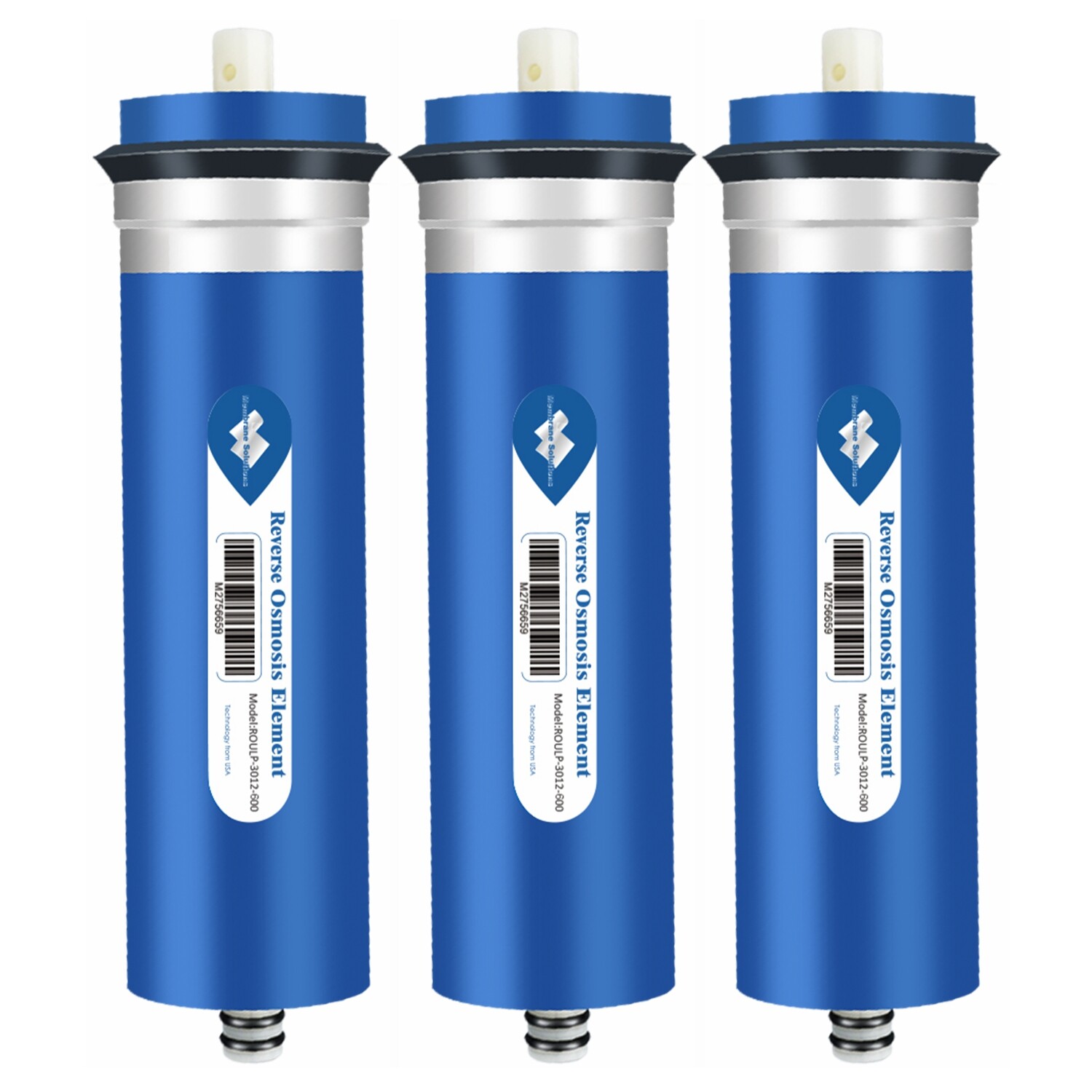 3 Pack 600 GPD RO Membrane Home Reverse Osmosis System Water Filter Replacement gallery