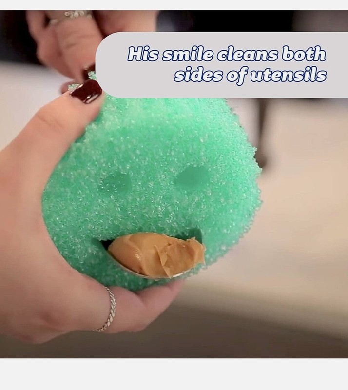 Scrub Daddy Colors Flex Texture Scrubber Sponges, 8 Pack gallery