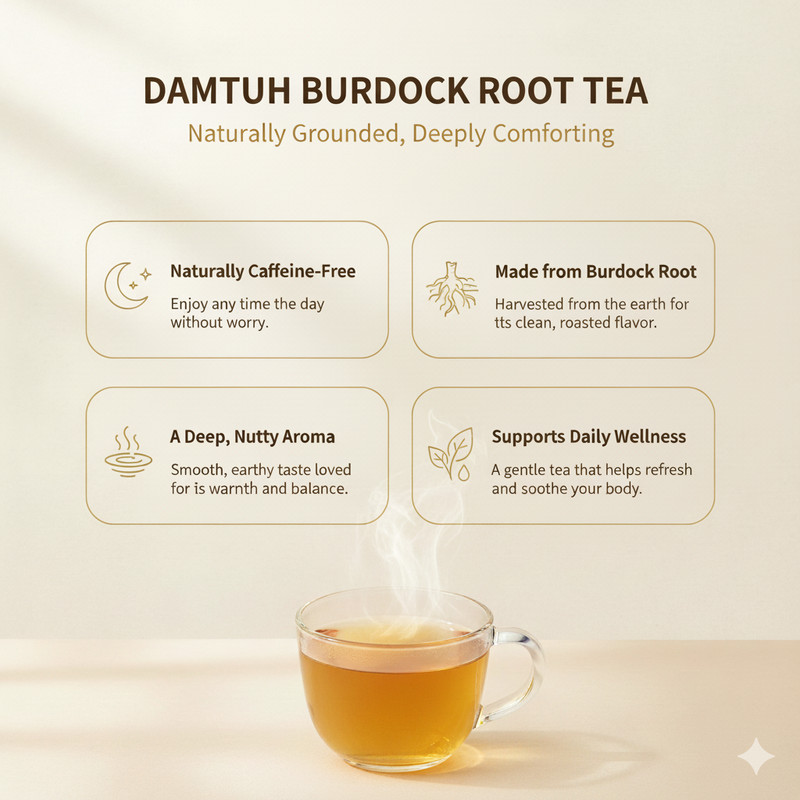 Damtuh Korean Burdock Root Tea 담터 우엉차, Herbal Tea Bags - Caffeine Free gallery