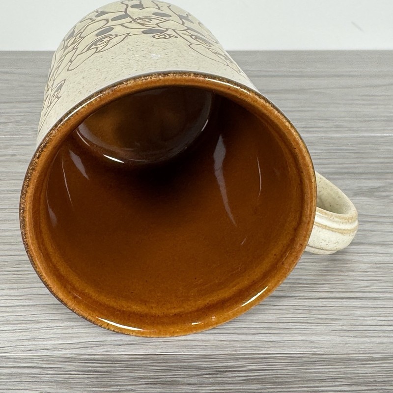 Nicholas John England Stoneware Coffee Mug Cup 4" Pigs 8 Ounces VTG "70's gallery
