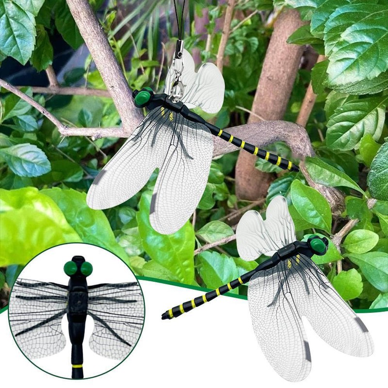 4 PCS Simulation Dragonfly Insect Model Mosquito Repellent For Garden Outdoor gallery