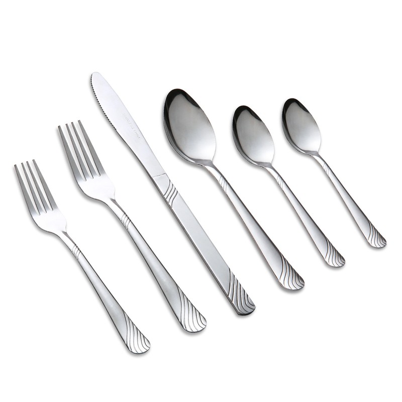 48Pcs Silverware Set for 8 Stainless Steel Flatware set Cutlery Utensil Kitchen gallery