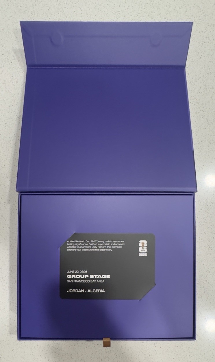 FIFA World Cup 2026 Commemorative Porcelain Rectangular Plate w/ Box gallery