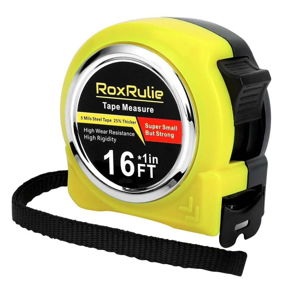16 FT Measuring Tape with 1/8 Inch Fractions Easy Read 25mm Wide Blade for Home gallery