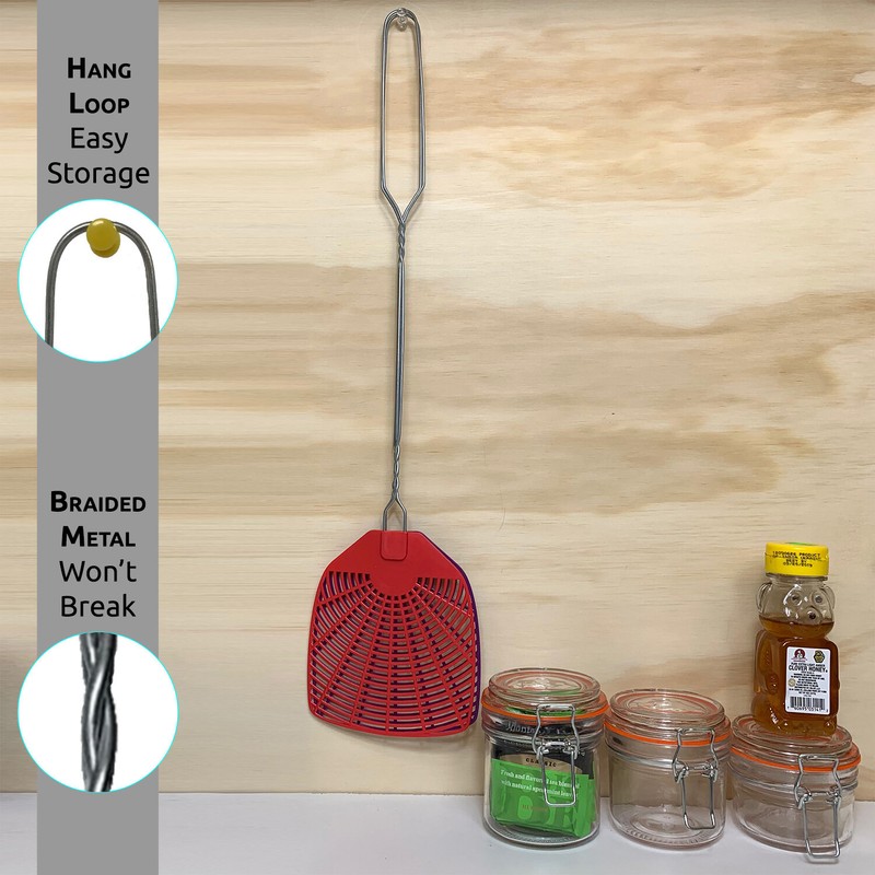 Bug & Fly Swatter – Extra Long Handle– Indoor / Outdoor– Pest Control flyswatter gallery