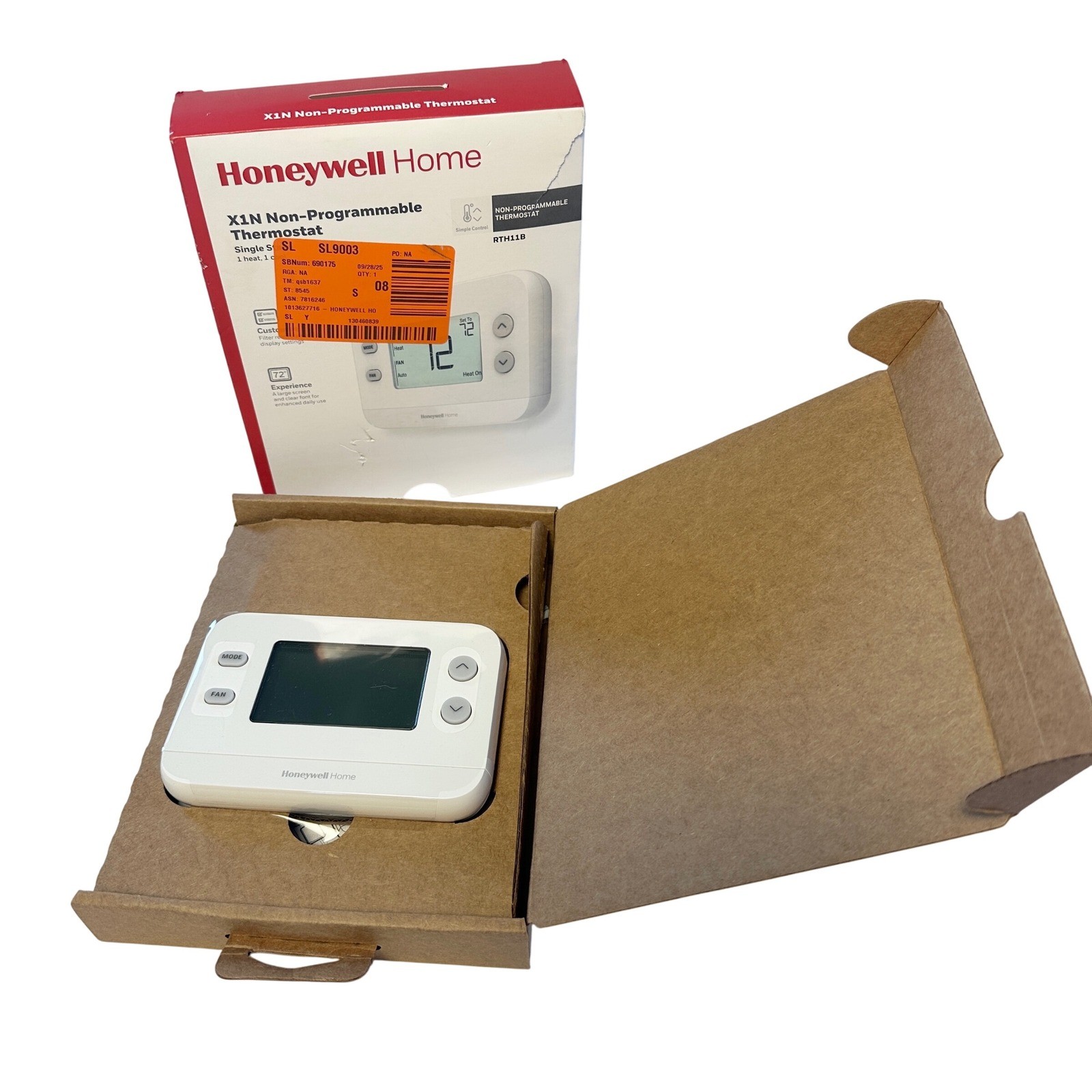 Honeywell Home X1N Non Programmable Thermostat RTH11B SL9003 With Box & Manual gallery
