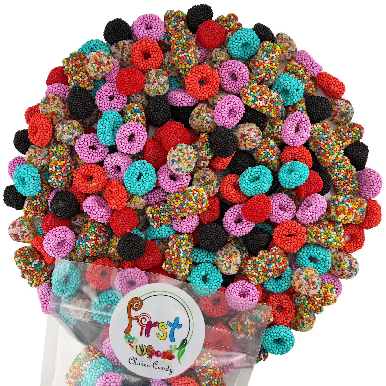 FirstChoiceCandy Assorted Crunchy Crispy -Coated Gummies gallery