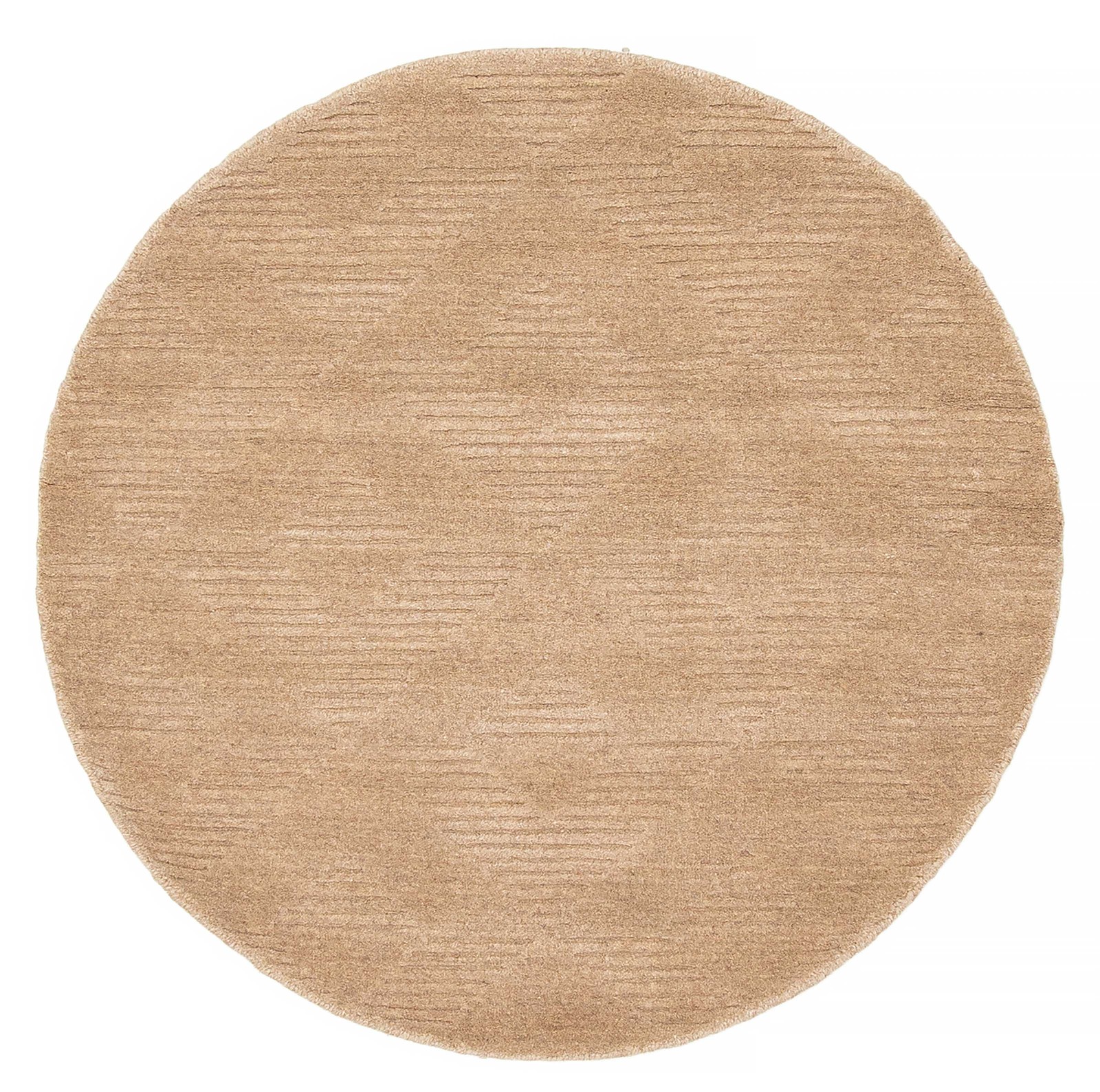 Traditional Hand loomed Area Rug 3'10" x 3'11" Tan Oriental Carpet gallery