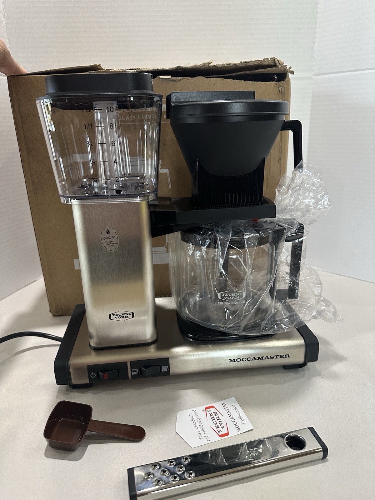 Technivorm MOCCAMASTER KBGV Coffee Maker Machine Brushed Silver 53940 gallery