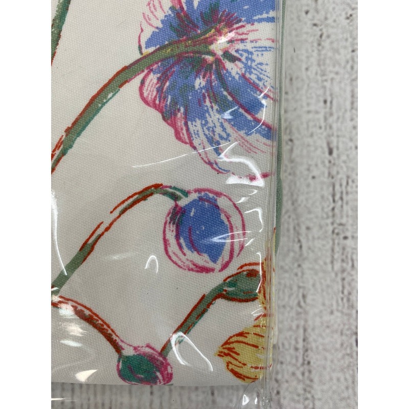Lenox Butterfly Meadow Sentiments Tablecloth 70 Round White Floral 100% Cotton gallery