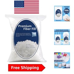 Versatile 4.18lb Polyester Fiber Fill for Stuffed Animals and Decorative Pillows