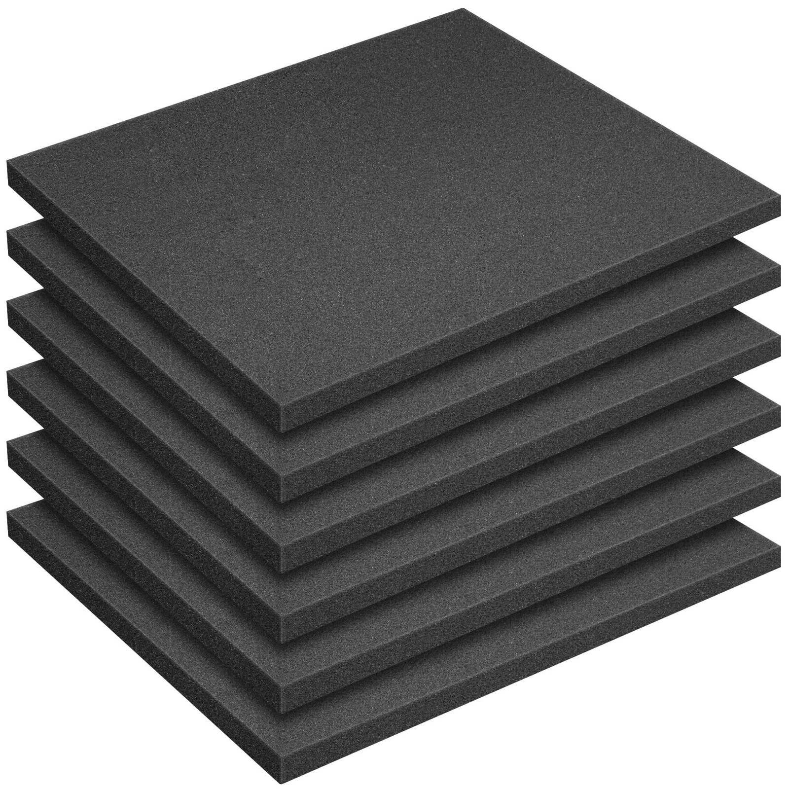 6 PCS Polyurethane Foam Sheet-16x12x1 Inch Cuttable Foam Inserts for Cases-Pa... gallery