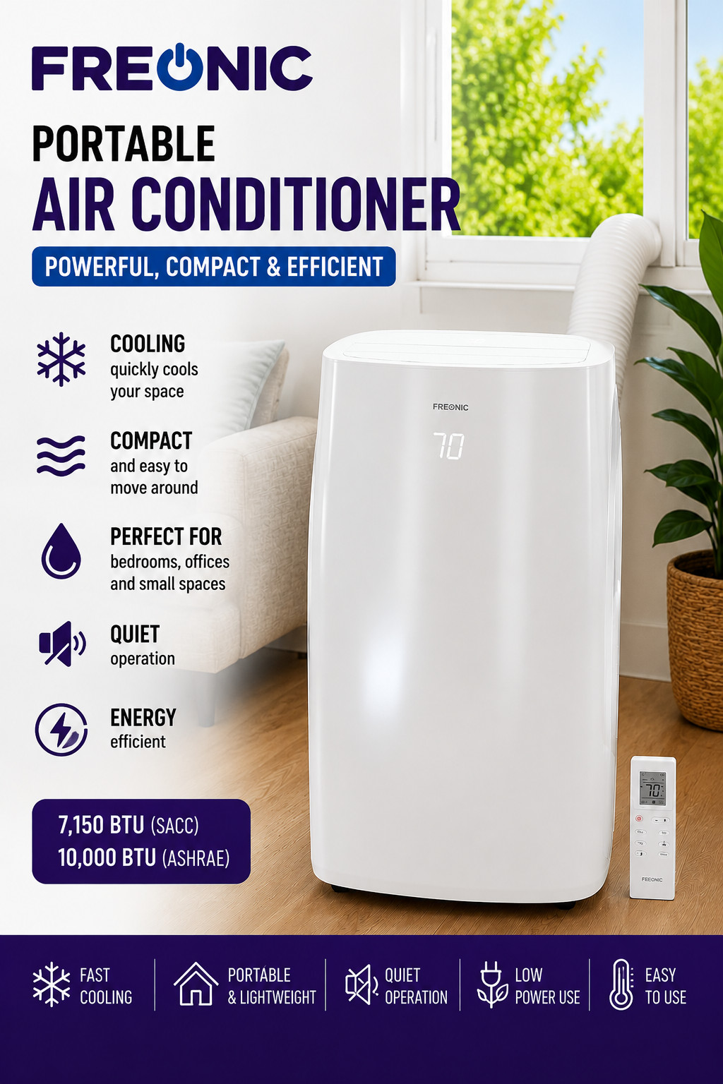 Freonic Portable AC 10,000 BTU gallery