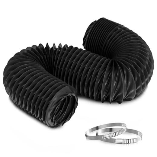 4 Inch Flexible Duct Hose, 16FT Reinforced Nylon Air Ducting, Tear & 4in 16ft gallery