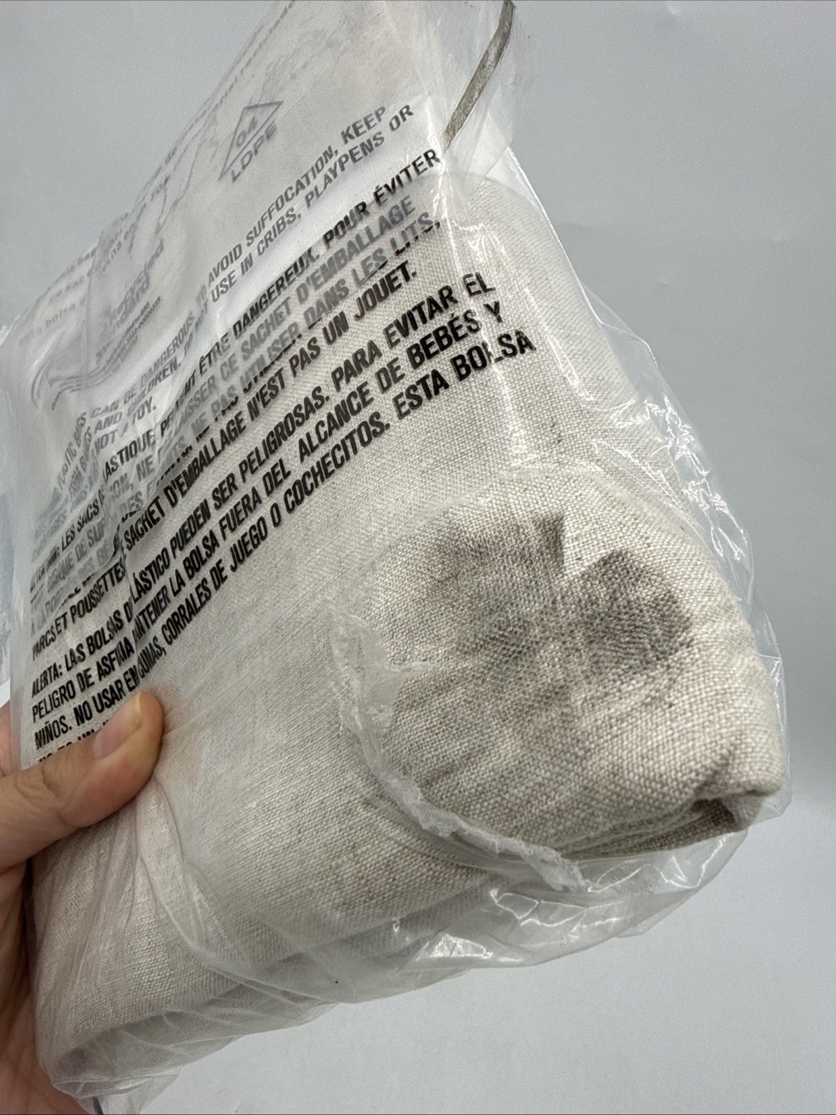 Pottery Barn Belgian Flax Linen Euro Sham DIRTY!!! 26”x26” New Other gallery