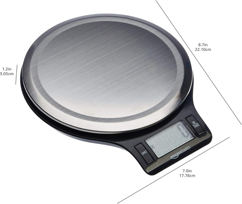 Digital Kitchen Scale with LCD Display Batteries Included Weighs up to 11 Pounds gallery