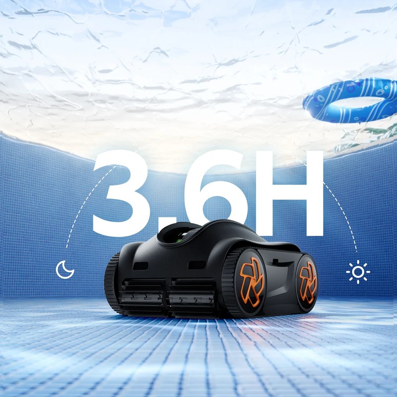 iGarden K36 Cordless Robotic Pool Cleaner Pool Vacuum Clean For Inground gallery