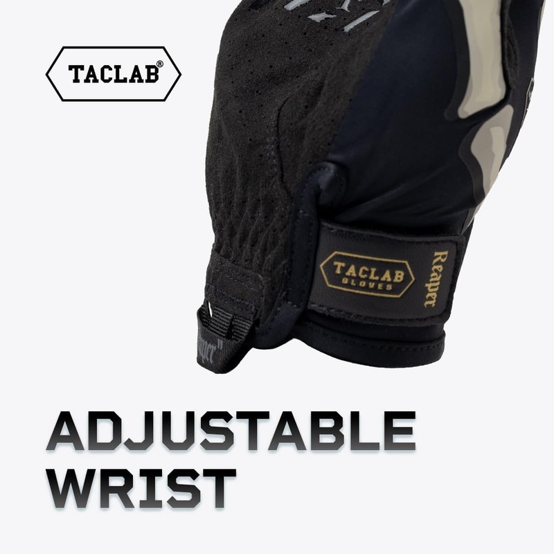 Reaper Skeleton Gloves - Thin and Lightweight for Summer, Airsoft, Paintball, gallery