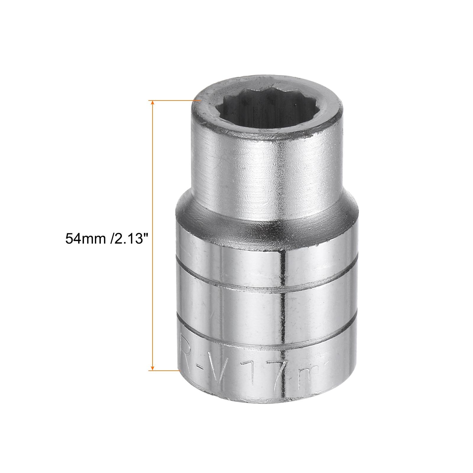 17mm 12 Point Shallow Socket 3/4" Drive Standard Metric CR-V gallery