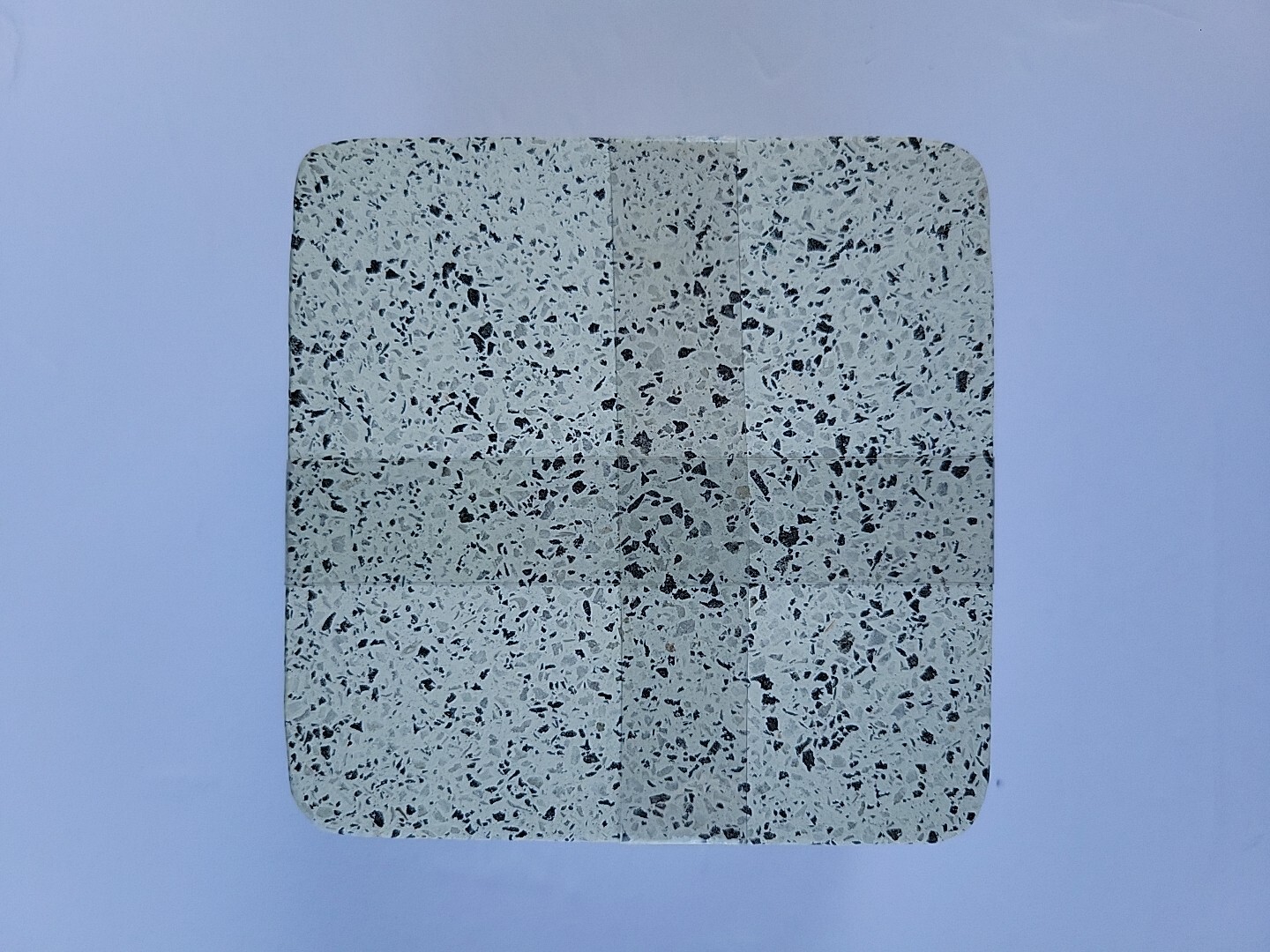 MODERN HOMESTEAD Thirstystone - Terrazzo White W/black Coasters- Set Of 4- NEW gallery